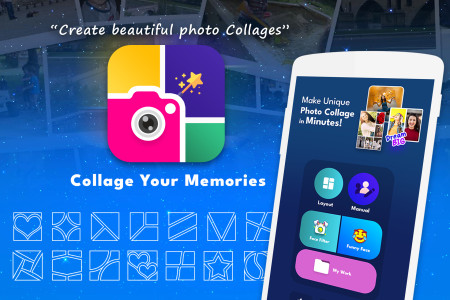 اسکرین شات 2 برنامه Photo Collage Editor