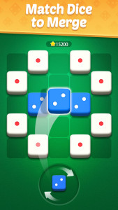 اسکرین شات 1 بازی Dice Puzzle - Merge puzzle
