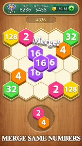 اسکرین شات 2 بازی Hexa Block Puzzle - Merge!