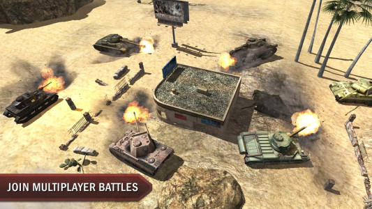 اسکرین شات 4 بازی Tank War Blitz 3D