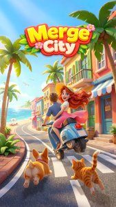 اسکرین شات 1 بازی Merge City - Travel & Story