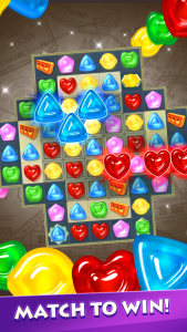 اسکرین شات 1 بازی Gummy Drop! Match 3 to Build