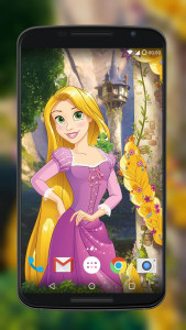 اسکرین شات 2 برنامه Princess Wallpaper