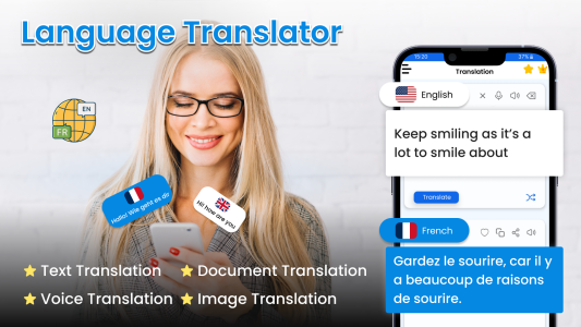 اسکرین شات 1 برنامه Language Translator: Translate