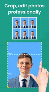 اسکرین شات 3 برنامه Passport/VISA Photo Creator