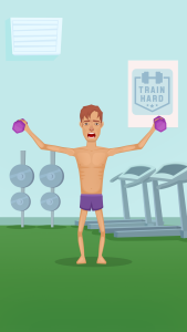 اسکرین شات 3 بازی Tough Muscle Man – Gym Workout