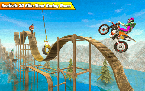 اسکرین شات 7 برنامه Bike Stunt Racing Games 3D