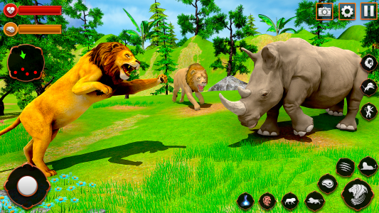 اسکرین شات 5 بازی Animal Games Lion Simulator