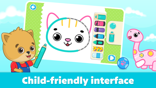 اسکرین شات 2 بازی Coloring for Kids: Drawing 2-6