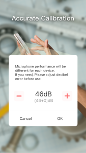 اسکرین شات 2 برنامه Sound Meter