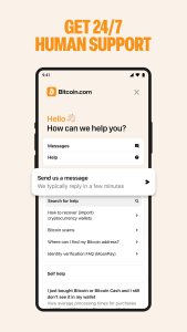 اسکرین شات 7 برنامه Bitcoin.com: Crypto Wallet