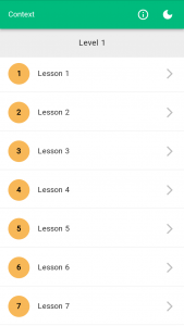 اسکرین شات 1 برنامه مکالمه انگلیسی Context