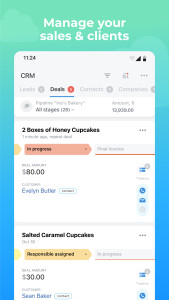 اسکرین شات 1 برنامه Bitrix24 CRM And Projects