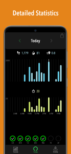 اسکرین شات 4 برنامه ActivityTracker Pedometer