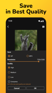 اسکرین شات 6 برنامه GIF Maker, Video to GIF Editor