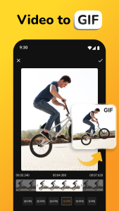 اسکرین شات 3 برنامه GIF Maker, Video to GIF Editor
