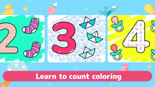 اسکرین شات 2 بازی Babies coloring & drawing book