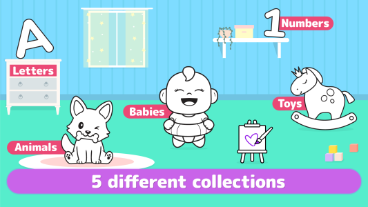 اسکرین شات 6 بازی Babies coloring & drawing book