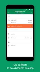 اسکرین شات 3 برنامه BlackBerry Hub+ Calendar