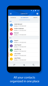 اسکرین شات 1 برنامه BlackBerry Hub+ Contacts