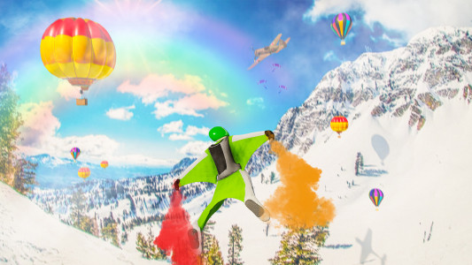 اسکرین شات 5 بازی Wingsuit Skydiving Simulator