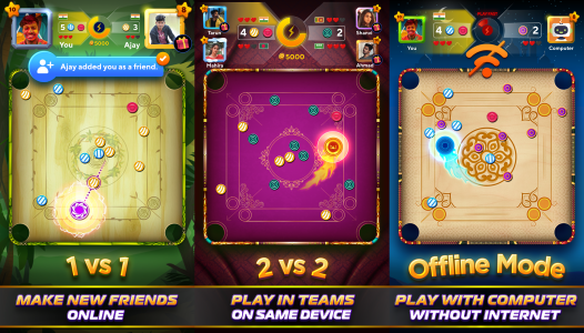 اسکرین شات 8 بازی Carrom Superstar