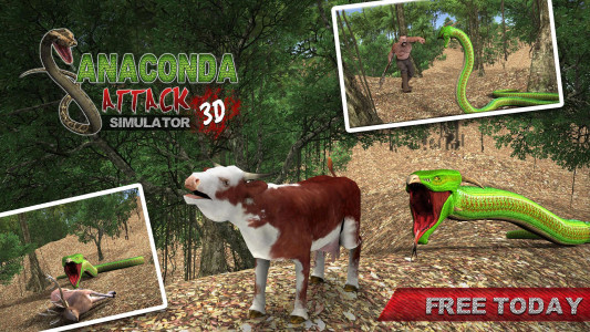 اسکرین شات 4 بازی Anaconda Attack Simulator 3D