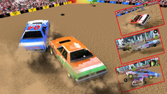 اسکرین شات 5 بازی Demolition Derby Car Racing
