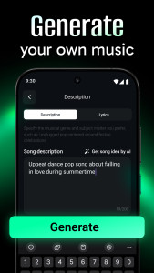 اسکرین شات 2 برنامه AI Music & Song Generator