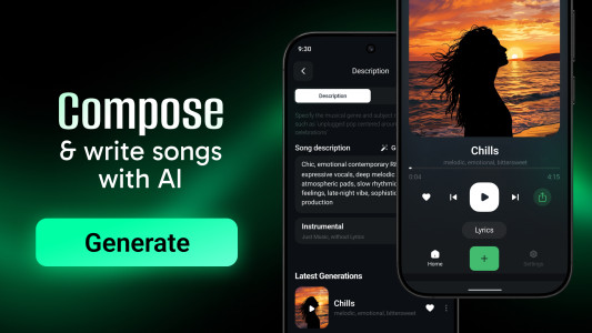 اسکرین شات 8 برنامه AI Music & Song Generator