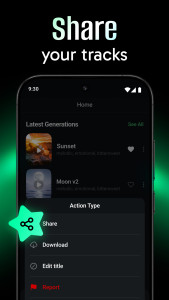 اسکرین شات 6 برنامه AI Music & Song Generator
