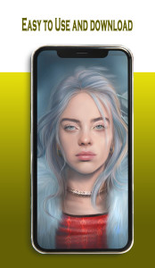 اسکرین شات 3 برنامه Billie Eilish Wallpaper