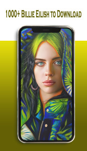 اسکرین شات 2 برنامه Billie Eilish Wallpaper