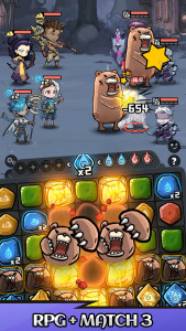 اسکرین شات 2 بازی Match Battle：Heroes Rise