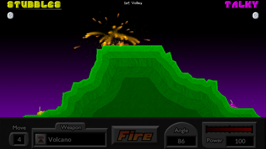 اسکرین شات 1 بازی Pocket Tanks