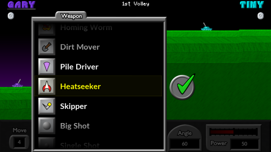اسکرین شات 3 بازی Pocket Tanks