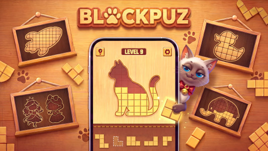 اسکرین شات 1 بازی BlockPuz: Block Puzzle Games