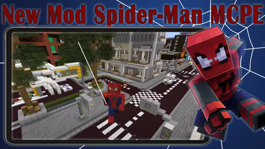 اسکرین شات 1 برنامه Spider MAN MOD for Minecraft