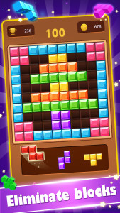 اسکرین شات 2 بازی Block Gems: Block Puzzle Games