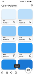 اسکرین شات 1 برنامه Color Palette