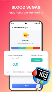 اسکرین شات 5 برنامه BP Journal - Wellness Notes