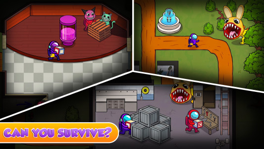 اسکرین شات 2 بازی Survivor In Rainbow Monster