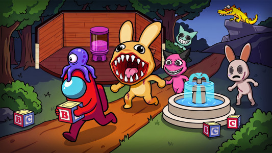 اسکرین شات 1 بازی Survivor In Rainbow Monster