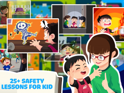 اسکرین شات 4 بازی Safety for Kid 1 - Emergency E
