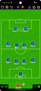 اسکرین شات 1 برنامه Coach Tactic Board: Soccer