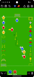 اسکرین شات 2 برنامه Coach Tactic Board: Soccer