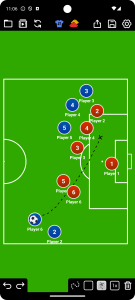 اسکرین شات 3 برنامه Coach Tactic Board: Soccer