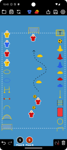 اسکرین شات 2 برنامه Coach Tactic Board: Futsal