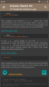 اسکرین شات 2 برنامه Arduino Starter Kit
