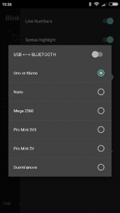 اسکرین شات 2 برنامه Bluino Loader - Arduino IDE